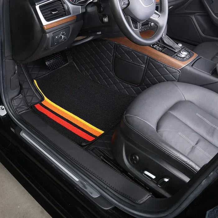 Kit de Tapetes de Couro Premium LuxDrive